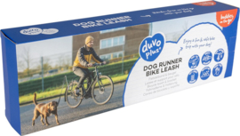 Duvo+ Dog Runner Fietshouder - Zwart - 47x42cm - 120cm