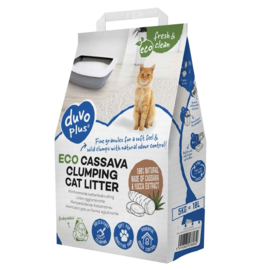 Kattenbakvulling  ECO Cassava 10L. - klontvormend