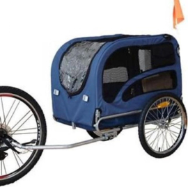 Hondenfietskar opvouwbaar  XL Blauw
