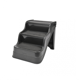 Easy-up hondentrap Zwart 49x39x39cm