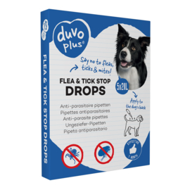 Duvo+ Vlo & teek stop anti-parasiet pipetten hond 5x2ml