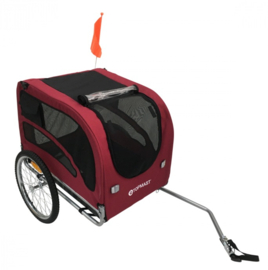Hondenfietskar opvouwbaar XL rood