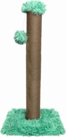 Krabpaal Fluffy Big Pole - groen- 39 x 39 x 80 cm