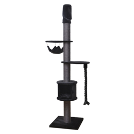 Ebi krabpaal chester 58x58x220-250cm zwart