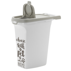 Moderna voercontainer trendy story pet wisdom (10 LTR)