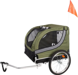 Flamingo FIETSKAR TYBALT GROEN & ZWART 76x57x65,5CM