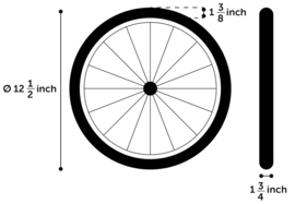 Fietskar Romero rood / grijs( klein model )