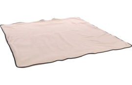 Wasbare bodembedekking - Riley Taupe - 125 x 125  cm