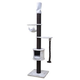 Ebi krabpaal chester 58x58x220-250cm lichtgrijs