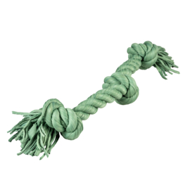 Duvo+ honden kauwspeelgoed Sweater touw met 3 knopen groen 52cm