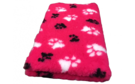 Vetbed pootjes print Fuchsia  vanaf