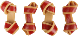 SNACK ZERO RAWHIDE GEKNOOPT BEEN MET KIP & VARKEN