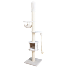 Ebi krabpaal chester 58x58x220-250cm creme