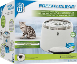 Cat it fontein stainless steel 2ltr