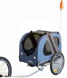 HONDENFIETSKAR ORIGINAL - OPVOUWBAAR - BLAUW - MEDIUM