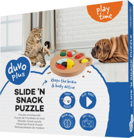 Slide `n snack puzzle - poot 23,5x21x2,5cm meerkleurig