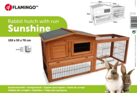 Konijnenhok Sunshine Classic Bruin
