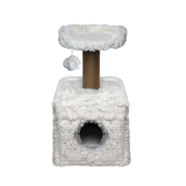 witKrabpaal Fluffy Lima - wit- 39 x 39 x 72 cm