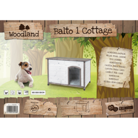 Woodland Slaaphok Balto 1 Cottage - 85 x 58 x 58 cm