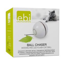 Ball chaser 6,4x6,4x6,4cm wit/groen