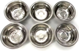 Puppy voertray -6 RVS bars