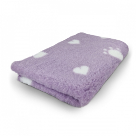 Vetbed Lila paw + hearts vanaf