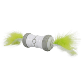 Double spinner 13x6x6cm wit/groen