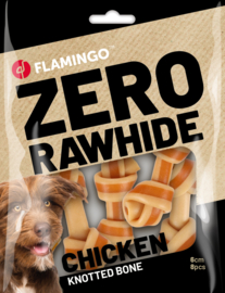 SNACK ZERO RAWHIDE GEKNOOPT BEEN MET KIP 