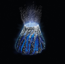 Ice mountain met led