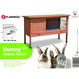 Konijnenhok Bunny Classic Bruin