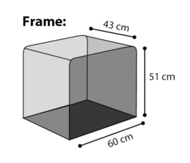 Fietskar Romero Grijs / zwart ( klein model )