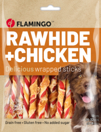 SNACK R'HIDE STAAF MEERKLEURIG MET KIP