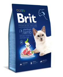 Brit Premium by Nature Cat Sterilized Lamb 8KG