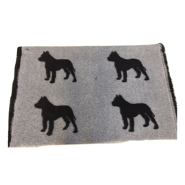 Vet Bed  Pitbull - Bulldog - Grijs Zwart  anti-slip  vanaf