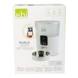 Kualo smart feeder met camera wit
