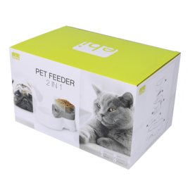 Pet feeder 2 in 1