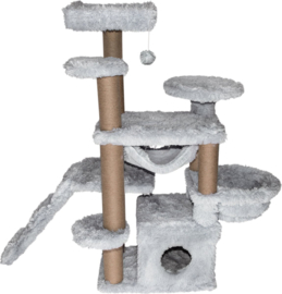 Krabpaal Fluffy Paris - grijs- 164 x 65 x 144 cm