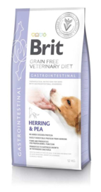 Brit veterinary diet Gastrointenstinal haring en erwten 12kg