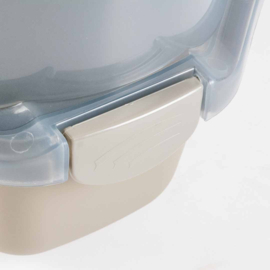 Kattentoilet prism transparant/grijs M - 38x56x40cm