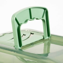 Kattentoilet eclipse transparant/groen M - 38x56x40cm