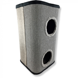 Krabton Cattower grijs/Taupe  40 x 40 x 76 cm