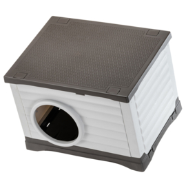 Hondenhok - Petvilla 60 - buitenkennel voor honden - knaagdieren - katten - 54 x 43 x h 38,5 cm