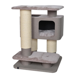 Ebi - Krabpaal - Kat - Krabpaal Veliki 80x80x108cm Beige -