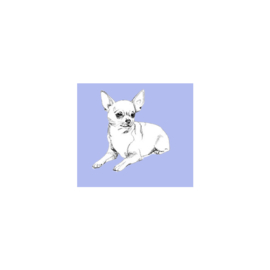 Vet Bed  Chihuahua Blauw   anti-slip vanaf