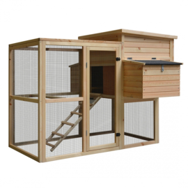 kippenhok loft attic pinus 172x146x125,5cm