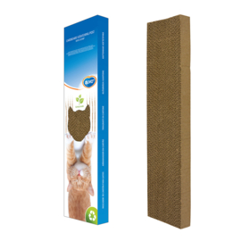 Krabplank karton met catnip 50x13x6cm