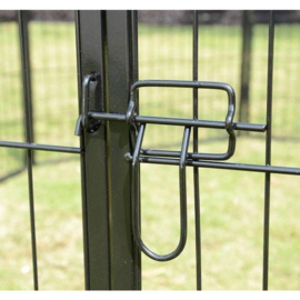 Premium Puppyren - Zwart - 640 CM | 120 CM Hoog