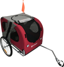 Hondenfietskar Original opvouwbaar  L rood