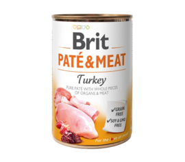 BRIT PATÉ & VLEES  – KALKOEN 400gram