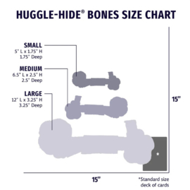 Huggle-Hide Knotted Bones Leder Been geknoopt 30,5cm